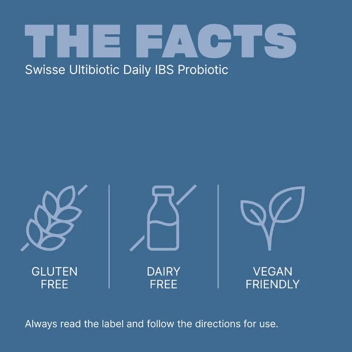 Swisse Ultibiotic Daily IBS Probiotic – Intestinal Health Support