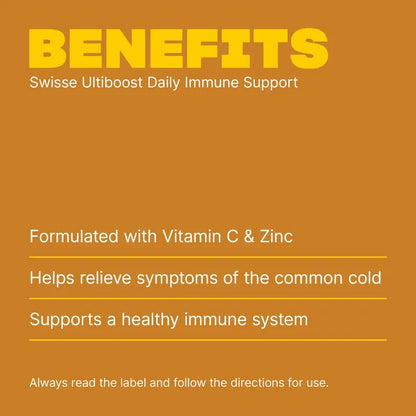 Swisse Ultiboost Daily Immune Support – With Vitamin C & Zinc