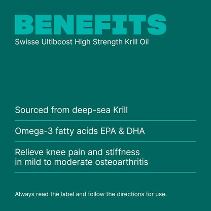 Ultiboost High Strength Krill Oil – With Omega-3 Fatty Acids