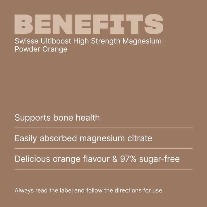 Swisse Ultiboost High Strength Magnesium Powder Orange