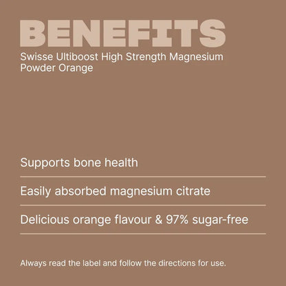 Swisse Ultiboost High Strength Magnesium Powder Orange