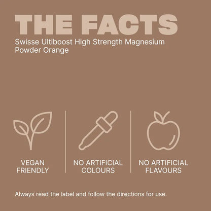 Swisse Ultiboost High Strength Magnesium Powder Orange