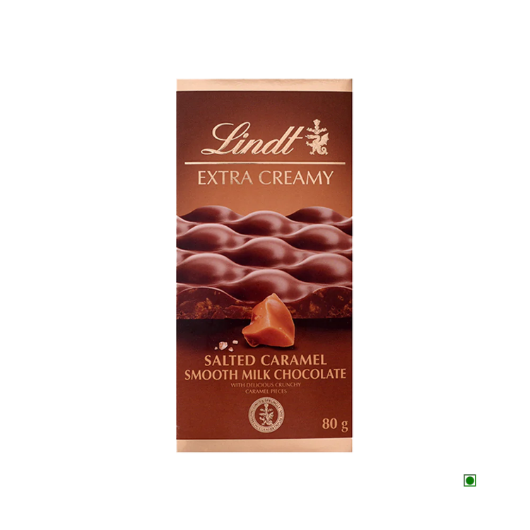 Lindt Extra Creamy Salted Caramel Tablet 80g