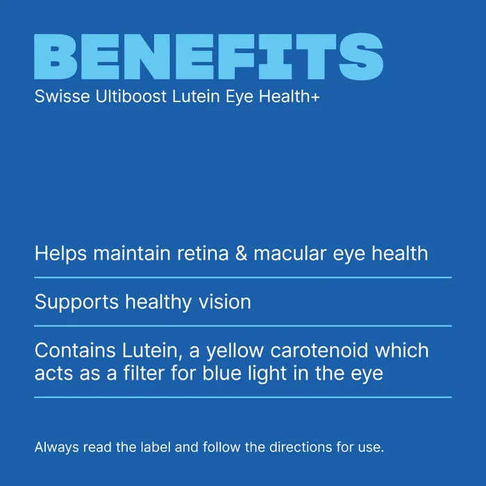 Swisse Ultiboost Lutein Eye Health+ – Eyesight Support