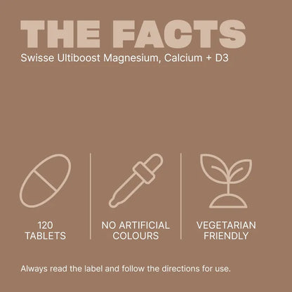 Swisse Ultiboost Magnesium, Calcium + Vitamin D3