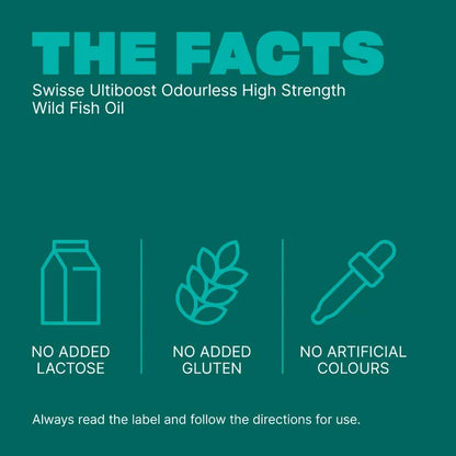 Swisse Ultiboost Odourless High Strength Wild Fish Oil