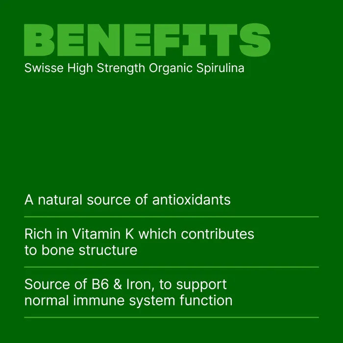 Swisse High Strength Organic Spirulina – 120 Tablets