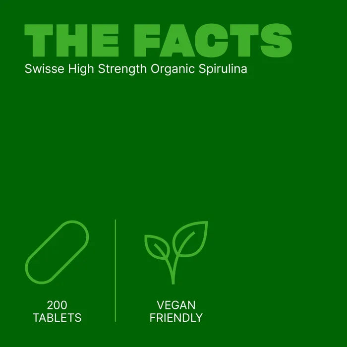 Swisse High Strength Organic Spirulina – 120 Tablets
