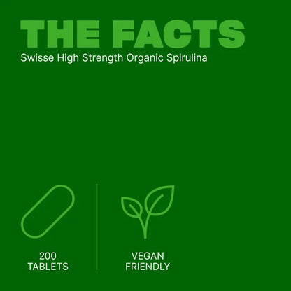 Swisse High Strength Organic Spirulina – 120 Tablets