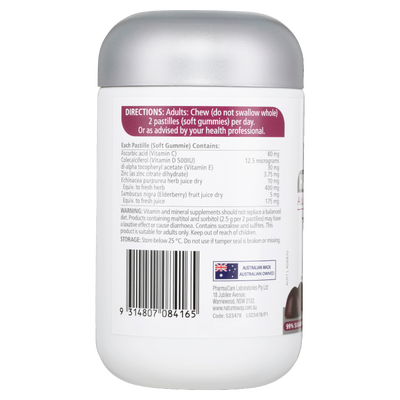 High Strength Adult Vita Gummies Triple Immune Support 50's
