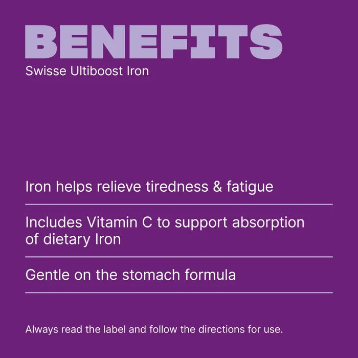 Swisse Ultiboost Iron with Vitamin C