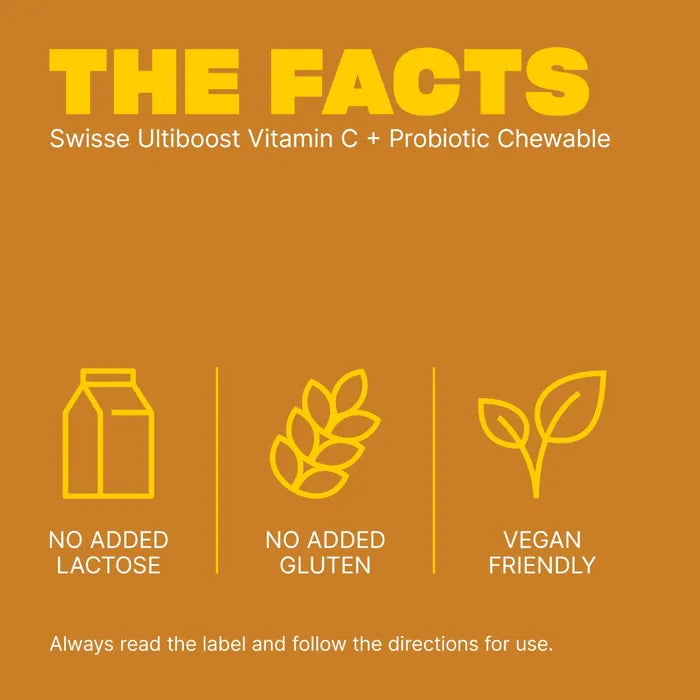 Swisse Ultiboost Vitamin C + Probiotic Chewable