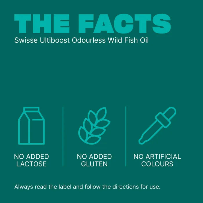 Swisse Ultiboost Odourless Wild Fish Oil 1000mg