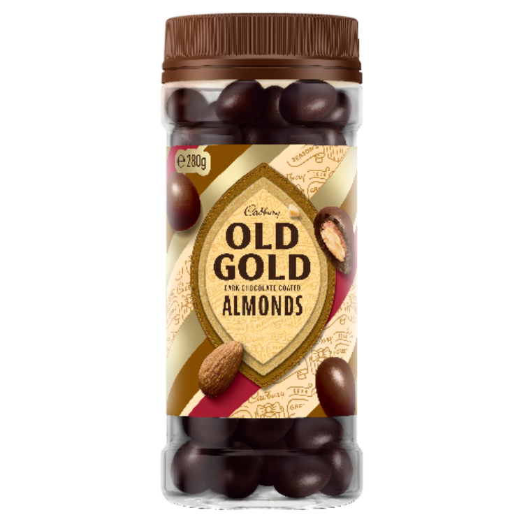 Cadbury Old Gold Dark Chocolate Coated Almonds 280g