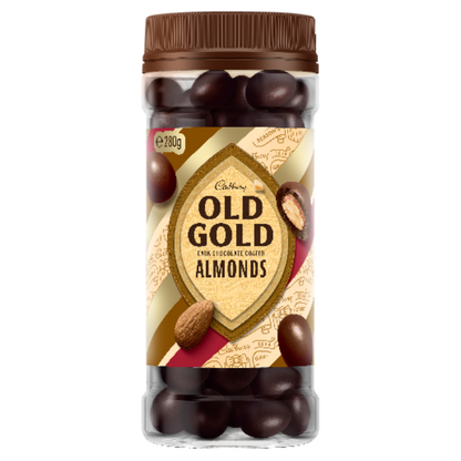 Cadbury Old Gold Dark Chocolate Coated Almonds 280g