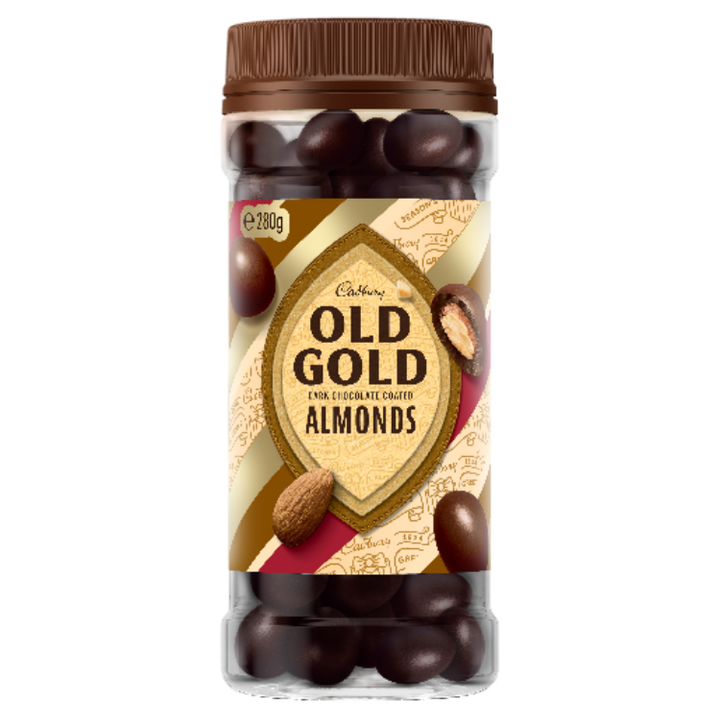 Cadbury Old Gold Dark Chocolate Coated Almonds 280g