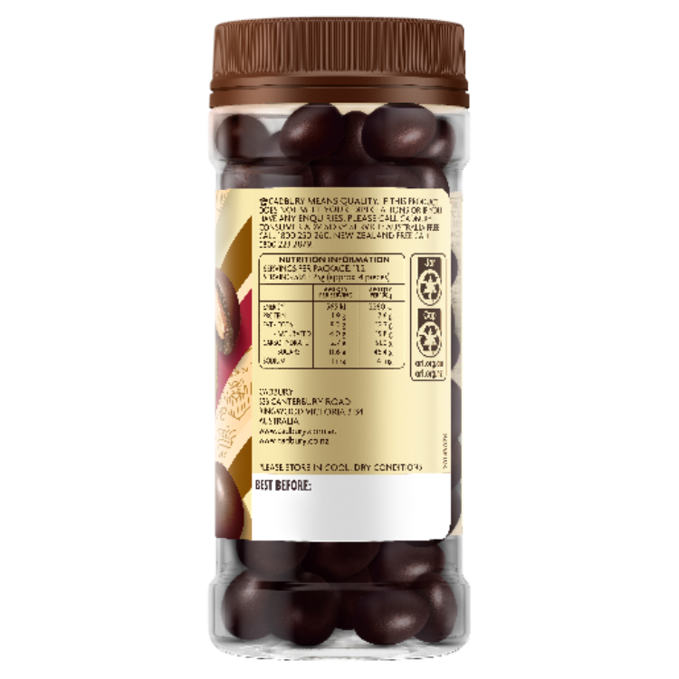 Cadbury Old Gold Dark Chocolate Coated Almonds 280g