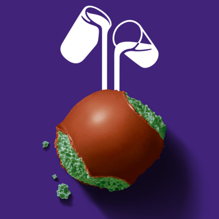 Cadbury Dairy Milk Bubbly Mint milk chocolate block 160g