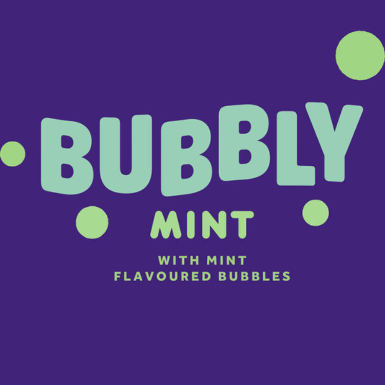 Cadbury Dairy Milk Bubbly Mint milk chocolate block 160g
