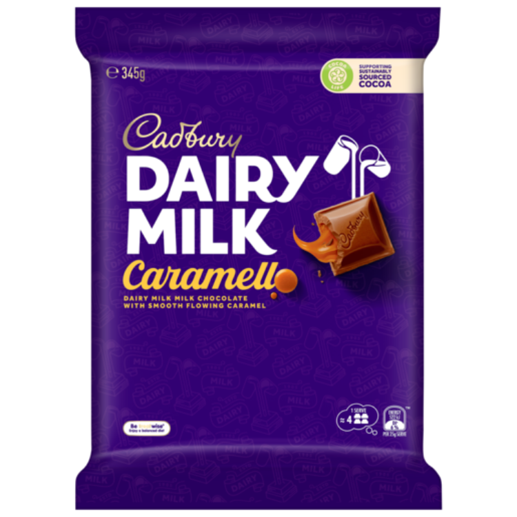 Cadbury Dairy Milk Chocolate Caramello Large Block 345g