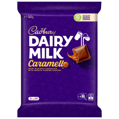 Cadbury Dairy Milk Chocolate Caramello Large Block 345g