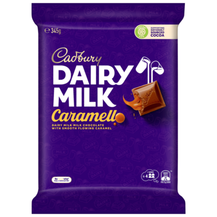 Cadbury Dairy Milk Chocolate Caramello Large Block 345g