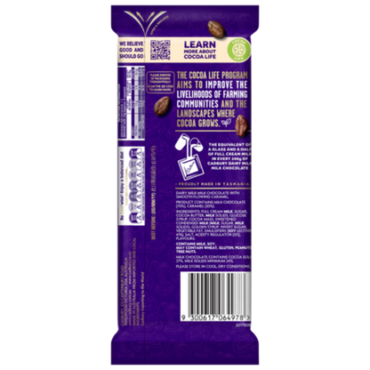 Cadbury Dairy Milk Caramello milk chocolate block 180g
