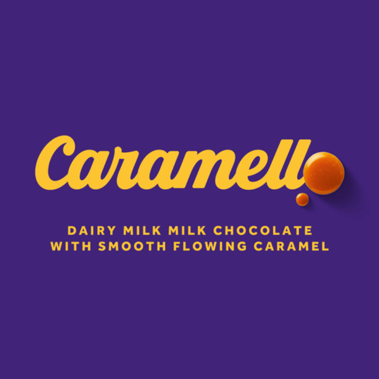 Cadbury Dairy Milk Caramello milk chocolate block 180g