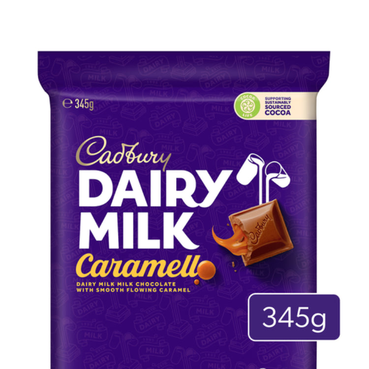 Cadbury Dairy Milk Chocolate Caramello Large Block 345g