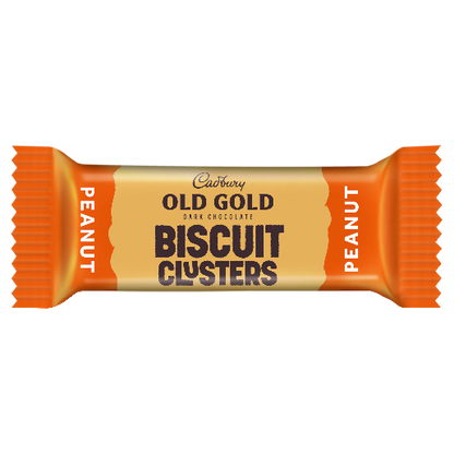 Cadbury Old Gold Chocolate Biscuit Clusters Crunchy Peanut 120g