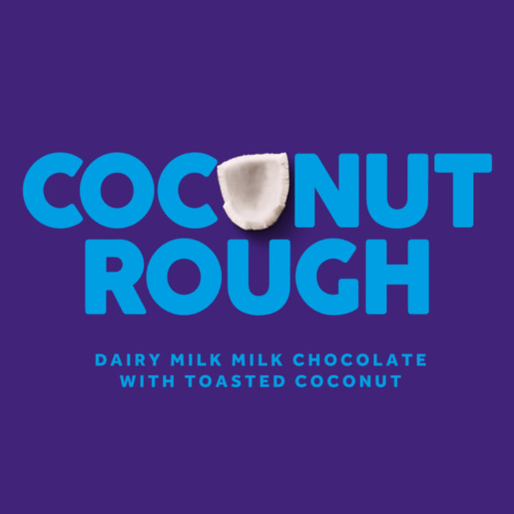 Cadbury Dairy Milk Coconut Rough Chocolate Block 180g