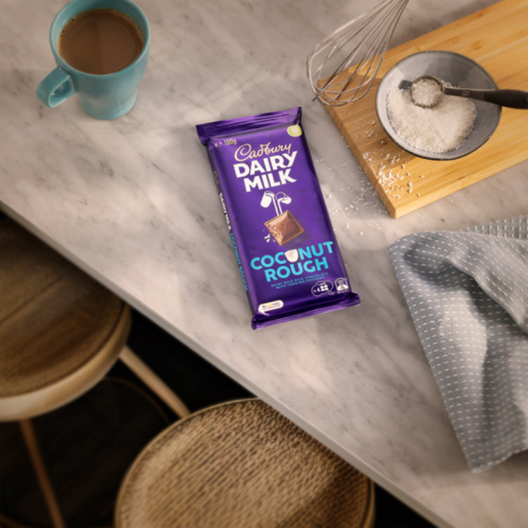 Cadbury Dairy Milk Coconut Rough Chocolate Block 180g