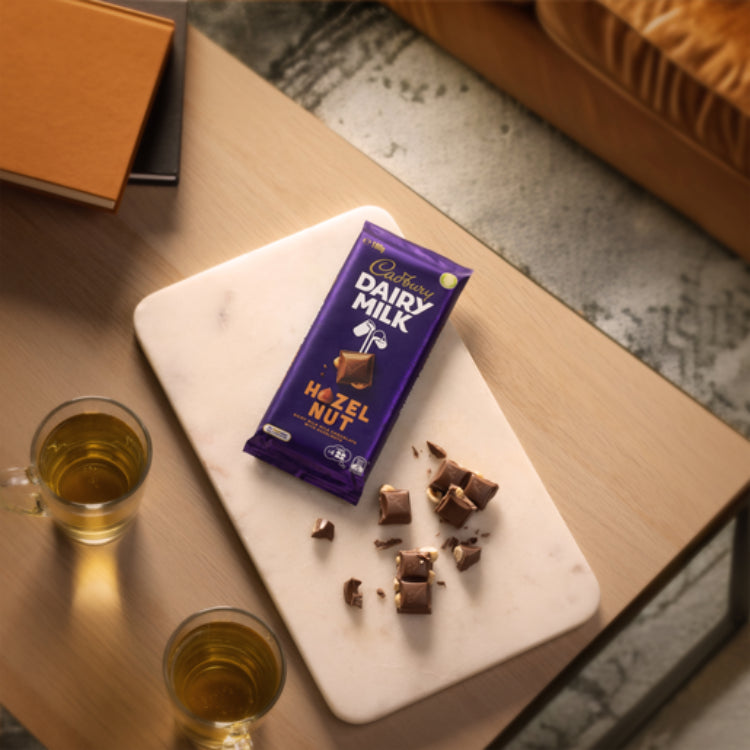 Cadbury Dairy Milk Hazelnut milk chocolate block 180g