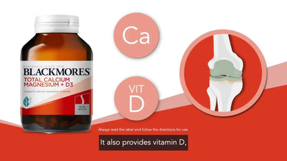 Blackmores Total Calcium Magnesium + D3
