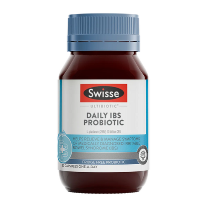 Swisse Ultibiotic Daily IBS Probiotic – Intestinal Health Support