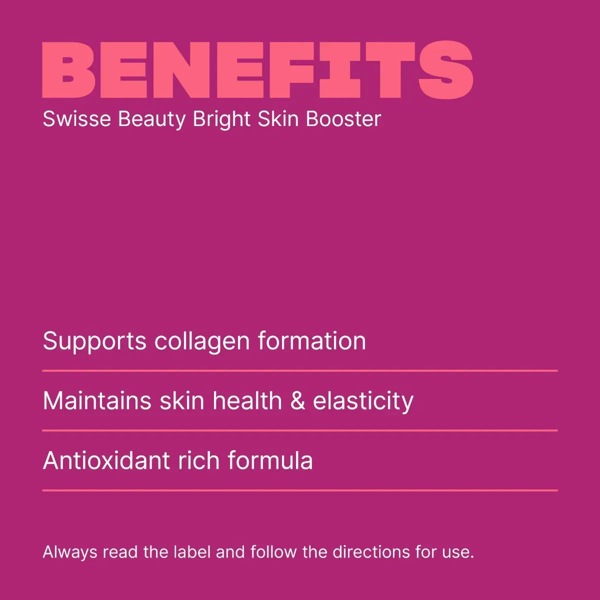 Swisse Beauty Bright Skin Booster with Nicotinamide