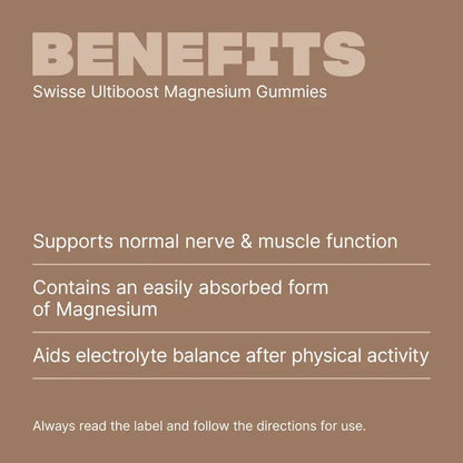 Swisse Ultiboost Magnesium Gummies