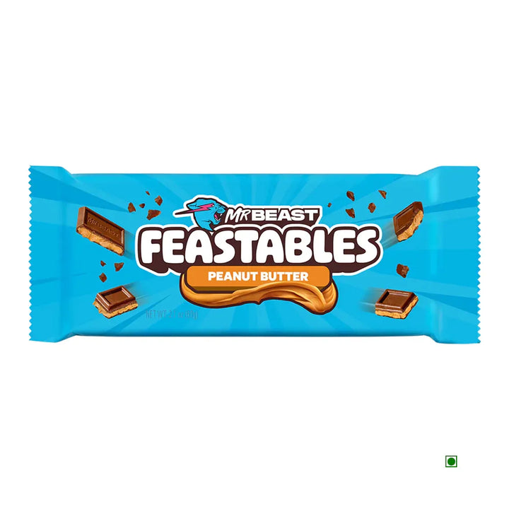 Mr.Beast Feastables Peanut Butter Chocolate Bar – 60g