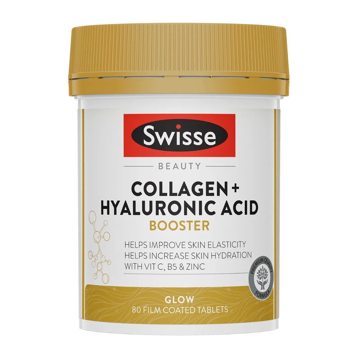 Swisse Beauty Collagen + Hyaluronic Acid Booster with Vitamin C