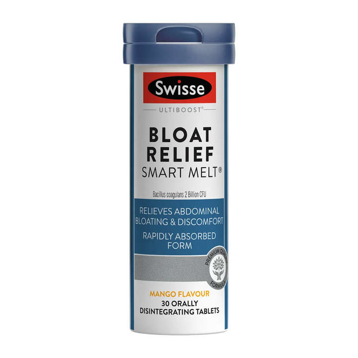 Swisse Ultiboost Bloat Relief Smart Melt – Rapidly Absorbed Form