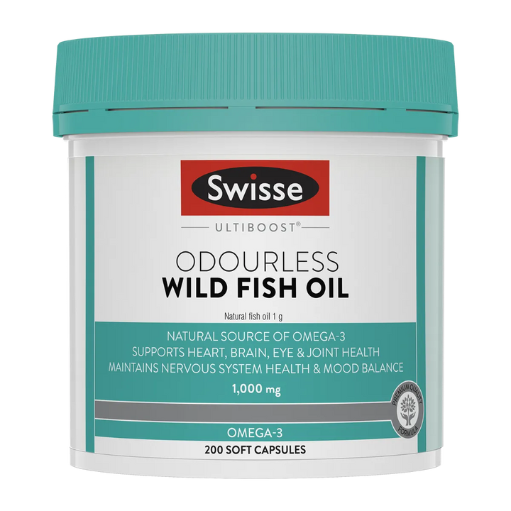 Swisse Ultiboost Odourless Wild Fish Oil 1000mg