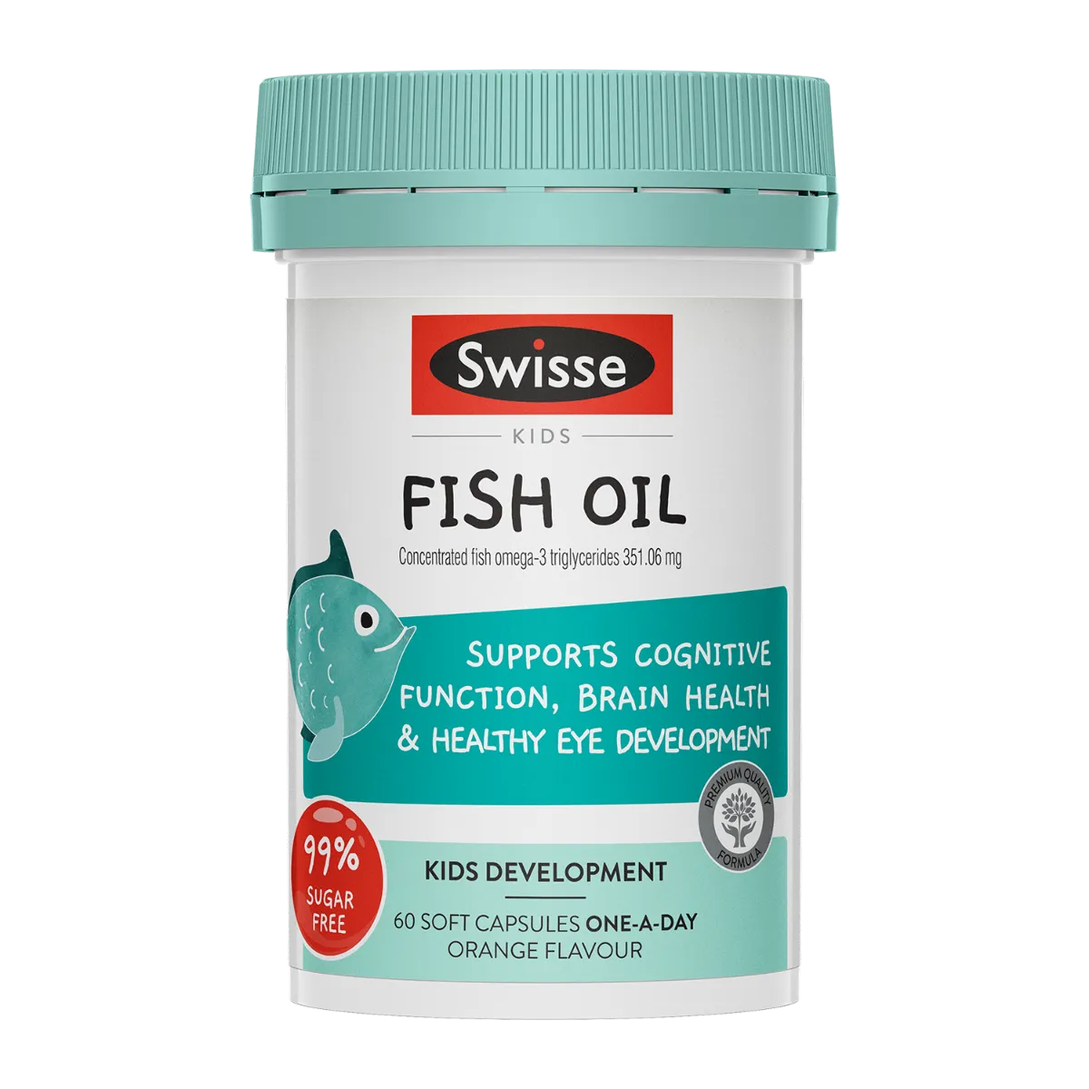 Swisse Kids Fish Oil – Brain Development & Eye Health Support