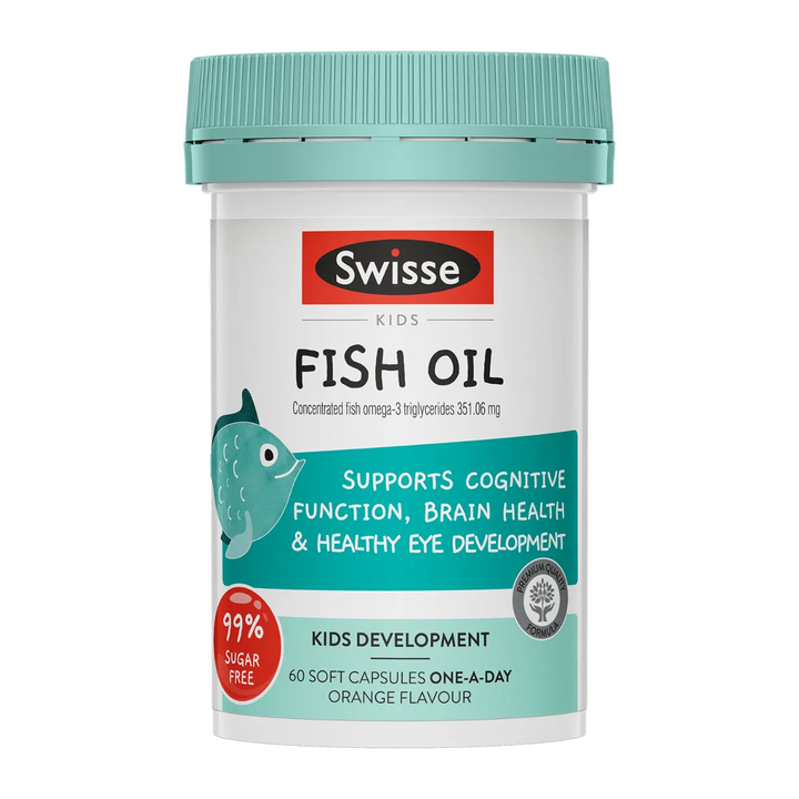 Swisse Kids Fish Oil – Brain Development & Eye Health Support