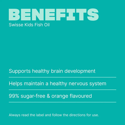 Swisse Kids Fish Oil – Brain Development & Eye Health Support