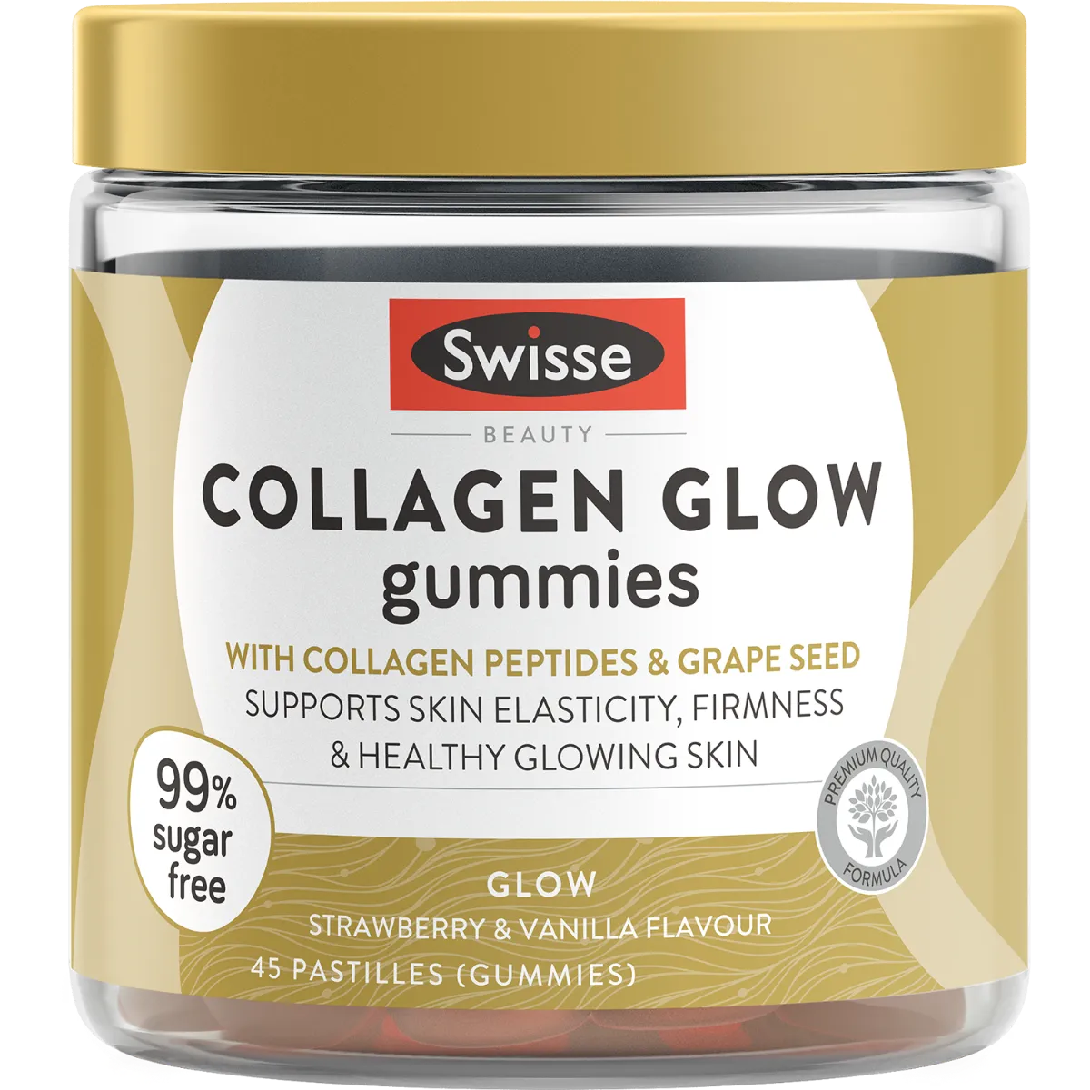 Swisse Beauty Collagen Glow Gummies with Collagen Peptides