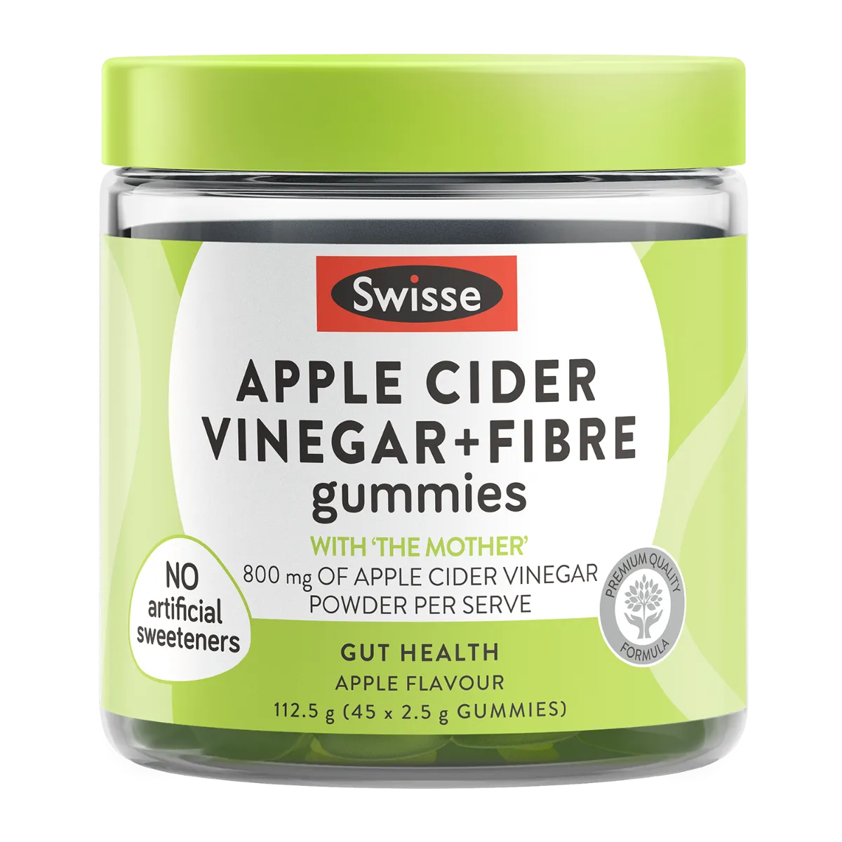 Swisse Apple Cider Vinegar + Fibre Gummies – Gut Health Support