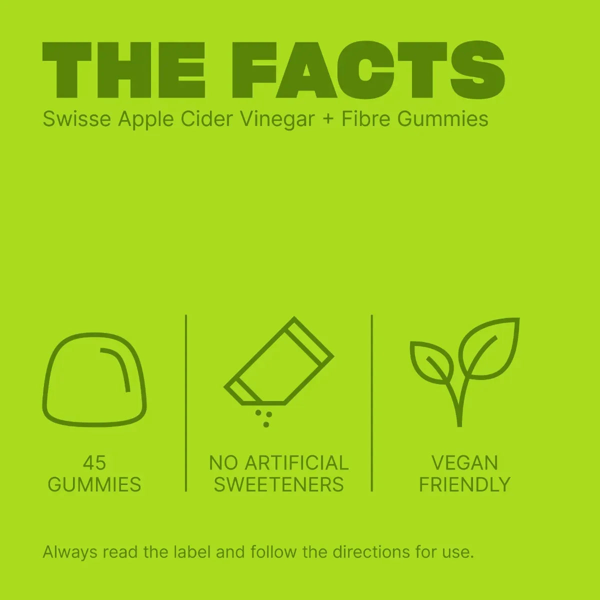 Swisse Apple Cider Vinegar + Fibre Gummies – Gut Health Support