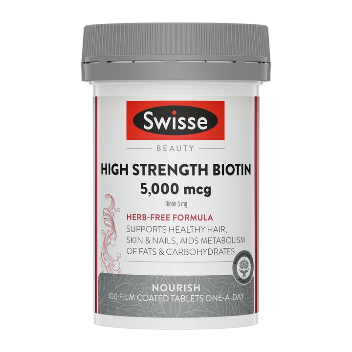 Swisse Beauty High Strength Biotin – Herb-Free Formula