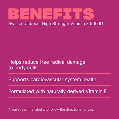 Swisse Ultiboost High Strength Vitamin E 500 IU