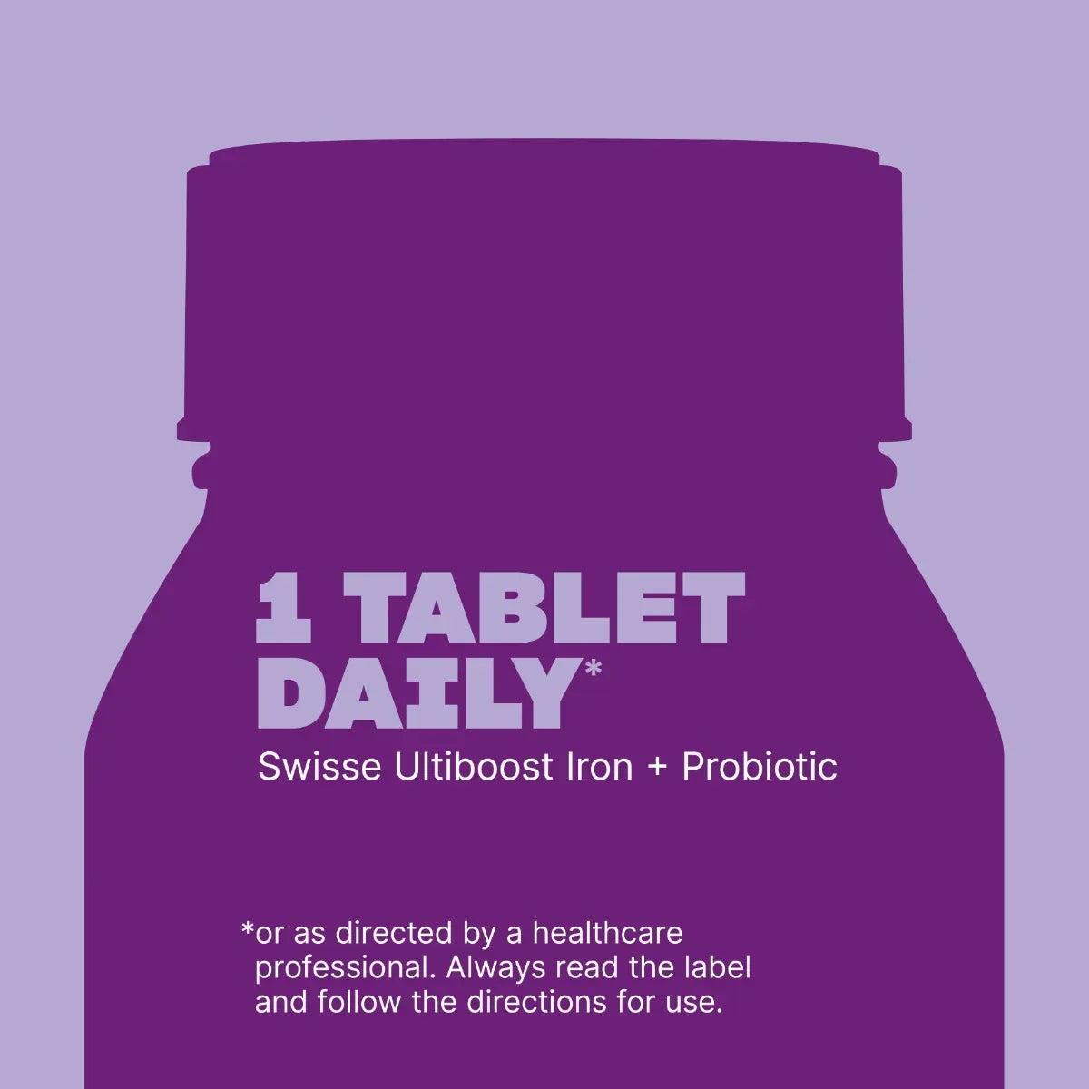 Swisse Ultiboost Iron + Probiotic – With Amino Acid Chelate